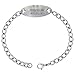 Surgical Steel Medical Alert Bracelet for PENICILLIN Allergy ID 9/16 inch Wide, 9 inch Long