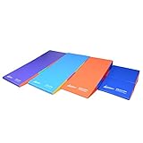 JuperbSky Gymnastics Folding Tumbling Incline Cheese Wedges Skill Shape Trainers, 18 oz. vinyl/Foam