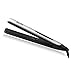 Berta Flat Iron 1-Inch Hair Straightener with LED Display, Black and White