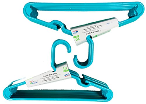 Mainstays 20 piece Children's Hanger, Peacock Plume