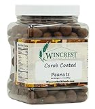 Carob Covered Peanuts (Sugar Sweetened) - 1.5 Lb Tub