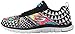 Skechers Sport Women's Flex Appeal Fashion Sneaker, Black Rainbow, 8 M US