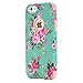 iPhone 6 Case, iPhone 6S Case, Ranyi [2 Piece Floral Flower] [360 Full Body Protection] [Shock Absorbing] Hybrid Rugged Protective 3 in 1 Rubber Case Cover for Apple iPhone 6/6s (4.7 inch), rose gold