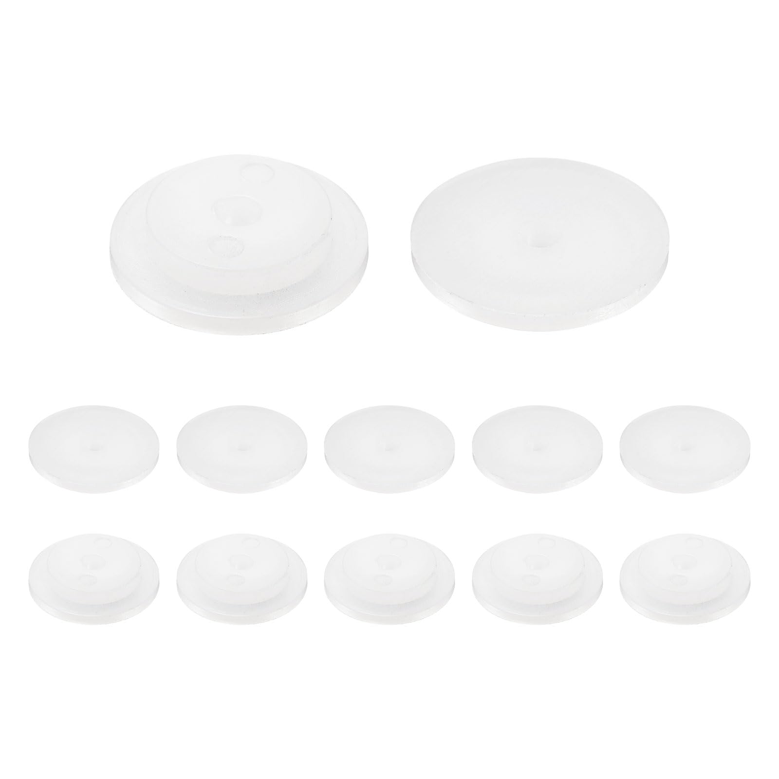uxcell 12pcs Flanged Sleeve Bearings Plastic