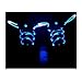 LED shoelaces with continuous and blinking modes (Blue)
