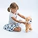 Naujova Teddy Bear - Dancing Talking Singing Stuffed Animal - Plush Interactive Toy for Baby Girl Boy Toddlers Kids