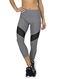 RBX Active Women's Striated Layered Print Capri Legging