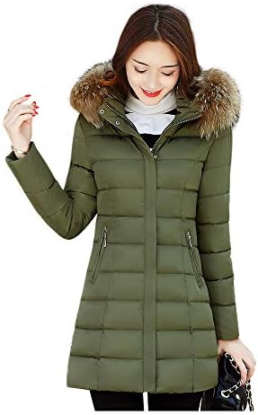 Sulliwayu 中綿 ダウン ロングコート レディース 可愛い 冬 ジャケット 厚手フード付き ロングダウンコート 軽量 防寒服 カジュアルパーカー 防寒コート 保温 通勤 防寒着 秋冬春