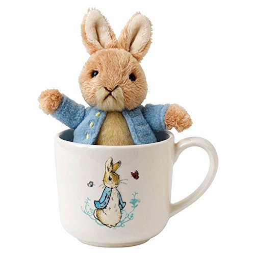 Officially Licensed Beatrix Potter Peter Rabbit Mug and Soft Toy Set