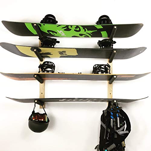 Snowboard Wall Rack Mount (Holds 4 Boards) - Thumbnail 4