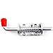 Red Hound Auto 2 Lock Barrel Bolt Spring Latch Premium Stainless Steel Loaded Long Heavy Duty 6.5 Inch