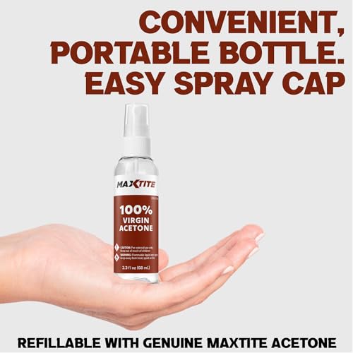 Acetone Professional Grade Solvent 2.3 fl oz Sprayer (2 pack) - Cleaner photo 5