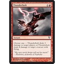 Amazon.com: Magic: the Gathering - Thunderbolt (157) - Avacyn ...