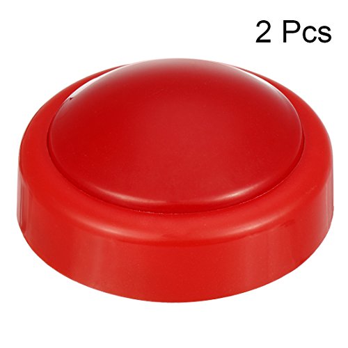 uxcell Tap Lights Battery Powered Touch Sensor LED Lamp Push Night Light Wireless Stick-on 3.9inch Red Colored 2 Packs for Closet Cabinet Bedroom Storage Shed Hallway Stair Car