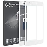 LG Aristo / LG Phoenix 3 / LG K8 2017 Screen Protector, LK [2 PACK] [Full Cover] Tempered Glass with Lifetime Replacement Warranty (White)