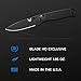 Benchmade - Bugout Black Pocket Knife EDC Manual Open Folding Made in USA Drop-Point Blade 535BK-1902 Blade HQ Exclusive