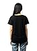 Cute Shirts for Women Criss Cross V-Neck Trendy Short Sleeve Tops(Black,M)