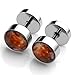 PiercingJ 2-12pcs 16G Solar System Galaxy Universe Stainless Steel Stud Barbell Earrings Illusion Ear Plug 0G Gauge Look