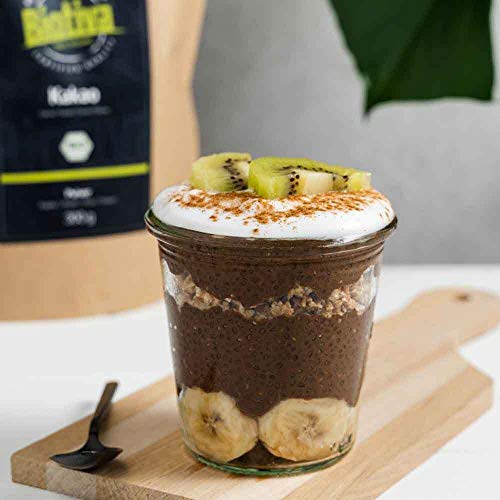 Kakao Pulver Bio 300g - 100% reines Kakaopulver stark entölt (11% Fett) - ohne Zucker - ohne Zusatzstoffe - Abgefüllt und kontrolliert in Deutschland - Biotiva – Bild 5