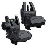 Fiber Optic Iron Sights Polymer Flip up Backup