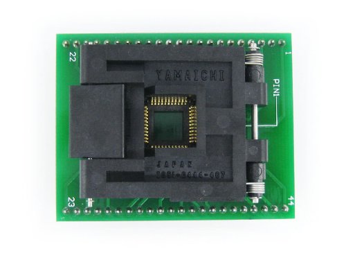 Waveshare QFP44 TO DIP44 (A) QFP44 TQFP44 FQFP44 PQFP44 Yamaichi IC Programming Adapter Test Burn-in Socket 0.8mm Pitch