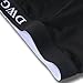 DWG Underwear Men's 4 Pack Cotton Stretch Boxer Briefs No Ride Up (Large, Black + Royalblue)
