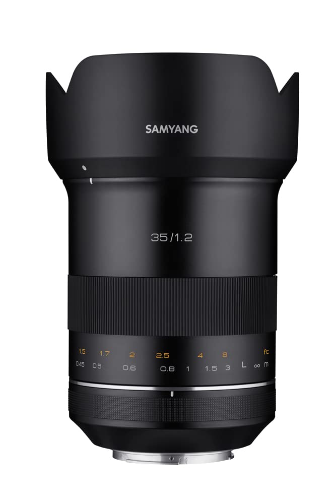 Samyang XP 35mm F1.2 AE Premium Manual Focus Lens for Canon EF