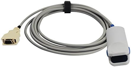 Medke Compatible Masimo Spo2 Sensor LNOP DCSC 1396 1969 Reusable Finger Clip 9.8 ft 14 Pins Connector FDA/CE Approved