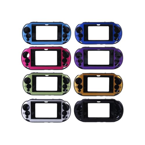 OSTENT Colorful Aluminum Metal Skin Protective Cover Case for Sony PS Vita PSV PCH-2000 - Color Gold
