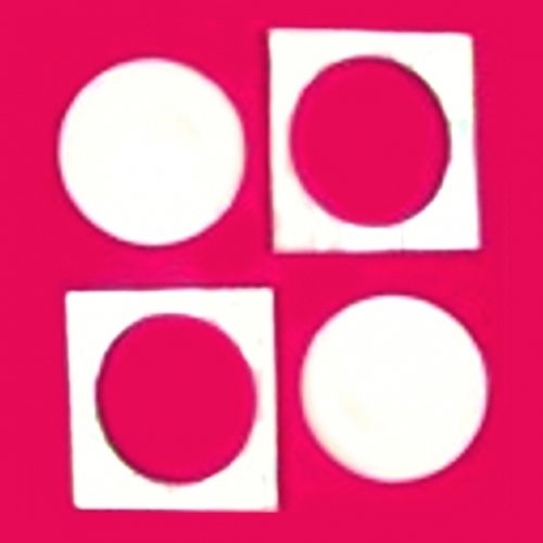 Super Cool Creations Circles out of Square Mirrors - 40cm x 40cm