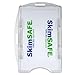 RFID Blocking ID Badge Holder (Holds 2 Cards) - SkimSAFE - Dual Sided Shield Blocks 13.56MHz Radio Signal - Specialist ID (Frosted Clear)