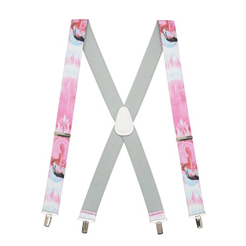 Suspender Store Mens Flamingo Suspenders