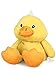 WILD BABY Yellow Duck Weighted Stuffed Animals - Microwavable Animals with Lavender, 10 inch Heatable Plush for Kids - Soft, Cuddly, Warming Stuffed Animal for Baby - Gift Box Ready