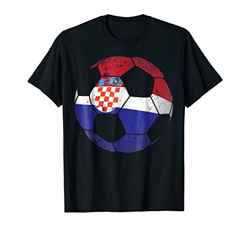 Croatia Soccer Ball Flag Jersey Shirt - Croatian Football