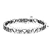 Kintao Titanium Steel Magnetic Therapy Bracelet Heart Hollow Hematite Balance Wristband for Women