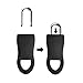 16 Pieces Replacement Zipper Tags Zip Fixer for Clothes or Bags, Black