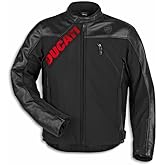 Ducati Logo C1 Leather-Fabric Jacket