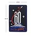 NASA Patch 60th Anniversary Logo with Hook and Loop Surface 3.54 x 2.36 Inch