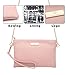 Aitbags Mini Soft PU Leather Wristlet Clutch Crossbody Bag with Chain Strap Cell Phone Purse
