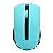 Cute Perman Mini 2.4GHz Wireless Optical Mouse Mice with USB Receiver for Computer PC Laptop Notebook Blue