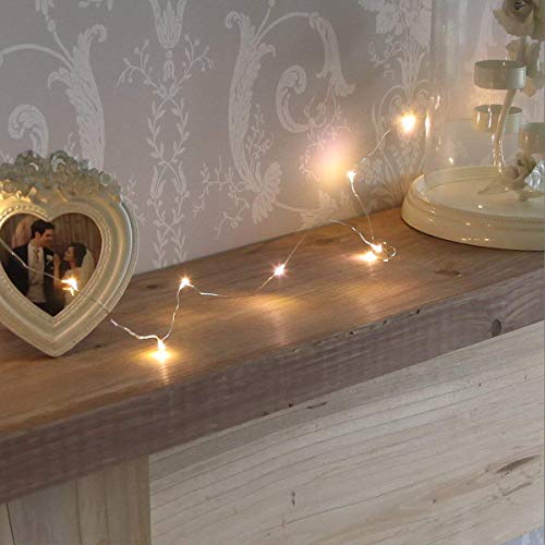 Jarvis 30 LED Photo Clip String Fairy Lights Warm White | Decorative for Parties Weddings Graduations | Hang Pictures or Polaroids, Cards or Small Trinkets - Thumbnail 2