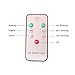 Gedengni Short Candlesticks LED Taper Candle, Remote Candle Sticks Battery Operated Chandelier Flameless Candles with Clip Flickering Warm White Lights for Wedding Party Baroque Chandelier,4inches