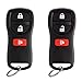 YITAMOTOR 2 Key Fob Compatible for Nissan Frontier Armada Murano Quest Titan NV Pathfinder Xterra Versa Car Keyless Entry Remote Replacement for KBRASTU15 
