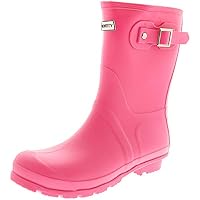 Exotic Identity Original Short Rain Boots - 6M - Matte Pink