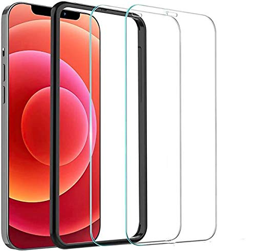 EXTREME ® 2 Pack Screen Protector for iPhone 12 pro max 6.7 Inch Tempered Glass Screen Protector Anti-Scratch with Alignment Frame, Scratch Resistant Compatible Apple iPhone 12 pro max, Bubble Free