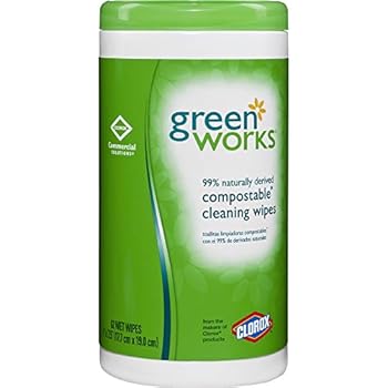 Green Works Compostable Cleaning Wipes, 62 Count (30380)