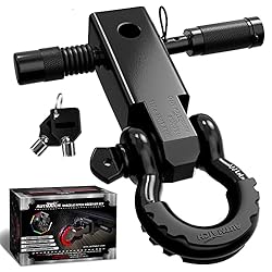 AUTMATCH Shackle Hitch Receiver 2 Inch - 3/4" D