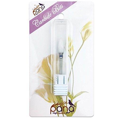 Pana Professional - White Flame Ceramic Bit 3/32" Shank Size - Nail Drill Bit for Dremel Machine