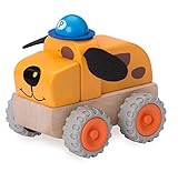 Wonderworld Miniworld Range Vehicle Police Dog Car Push Toy - Imaginative Play