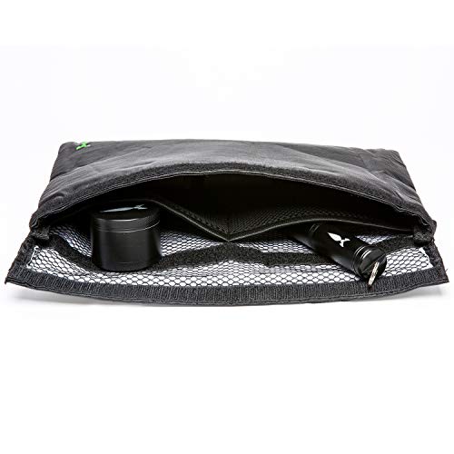 Large Smell Proof Bag 11x9 - DOG TESTED 100% Odor Locking Carbon Stash Airtight Container Case - Storage For Smelly Products